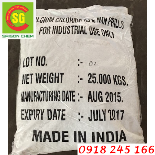 Calcium chloride - CaCl2 Ấn Độ